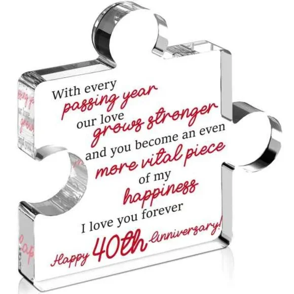 40th Anniversary Wedding Gift - Picture 1 of 2